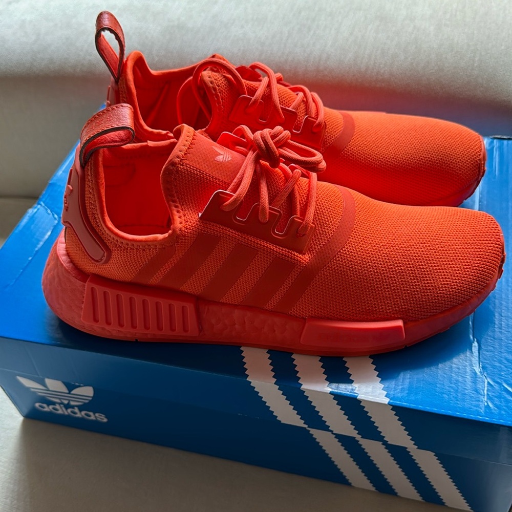 Orange Adidas NMD R1 Sneaker
